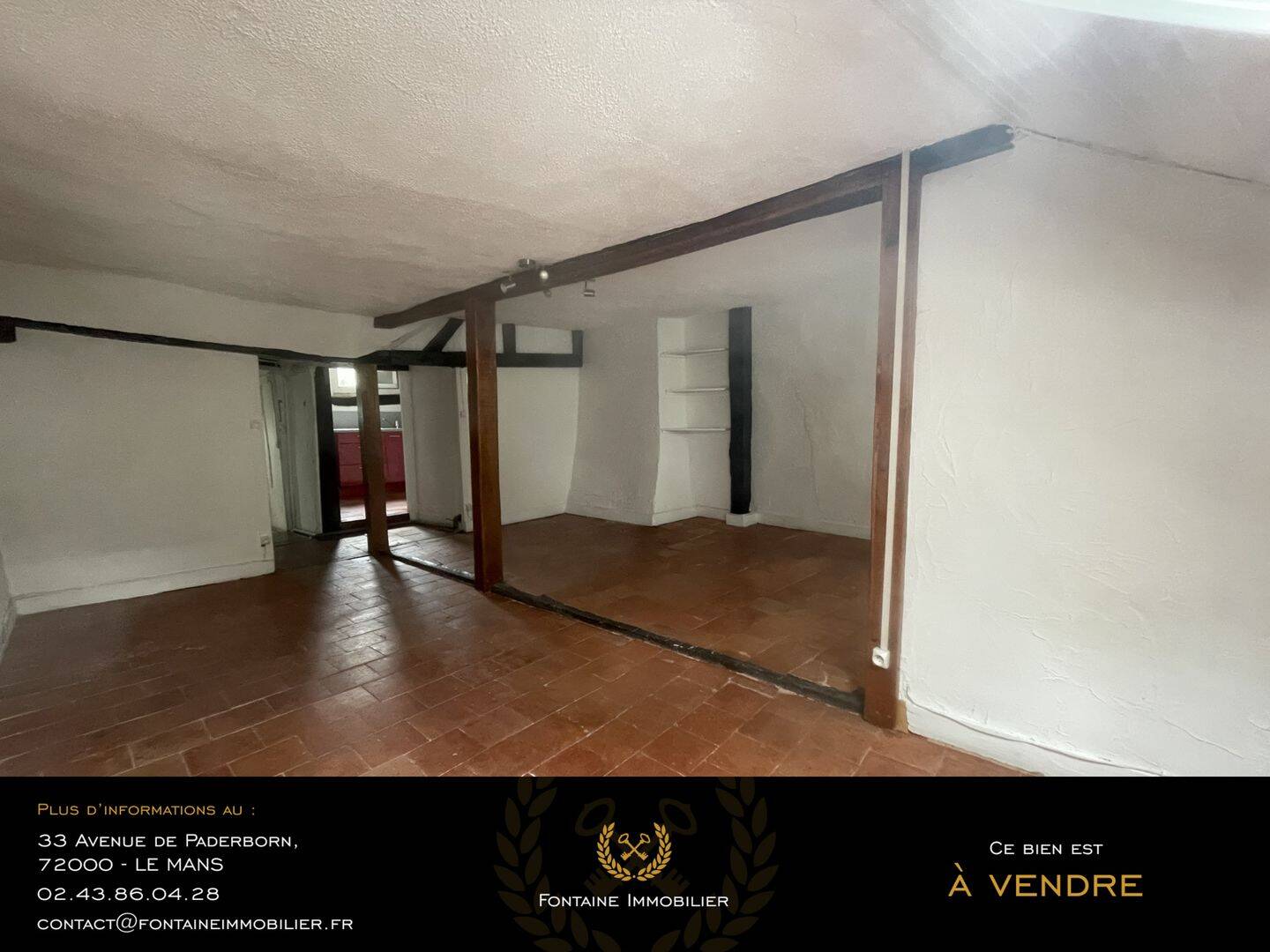 Appartement 1 pièce 36 m² · à Le Mans · 35,8 m² · 80 000 €