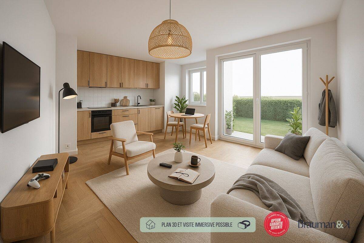 Appartement 2 pièces 44 m² · à Orléans · 44 m² · 132 900 €