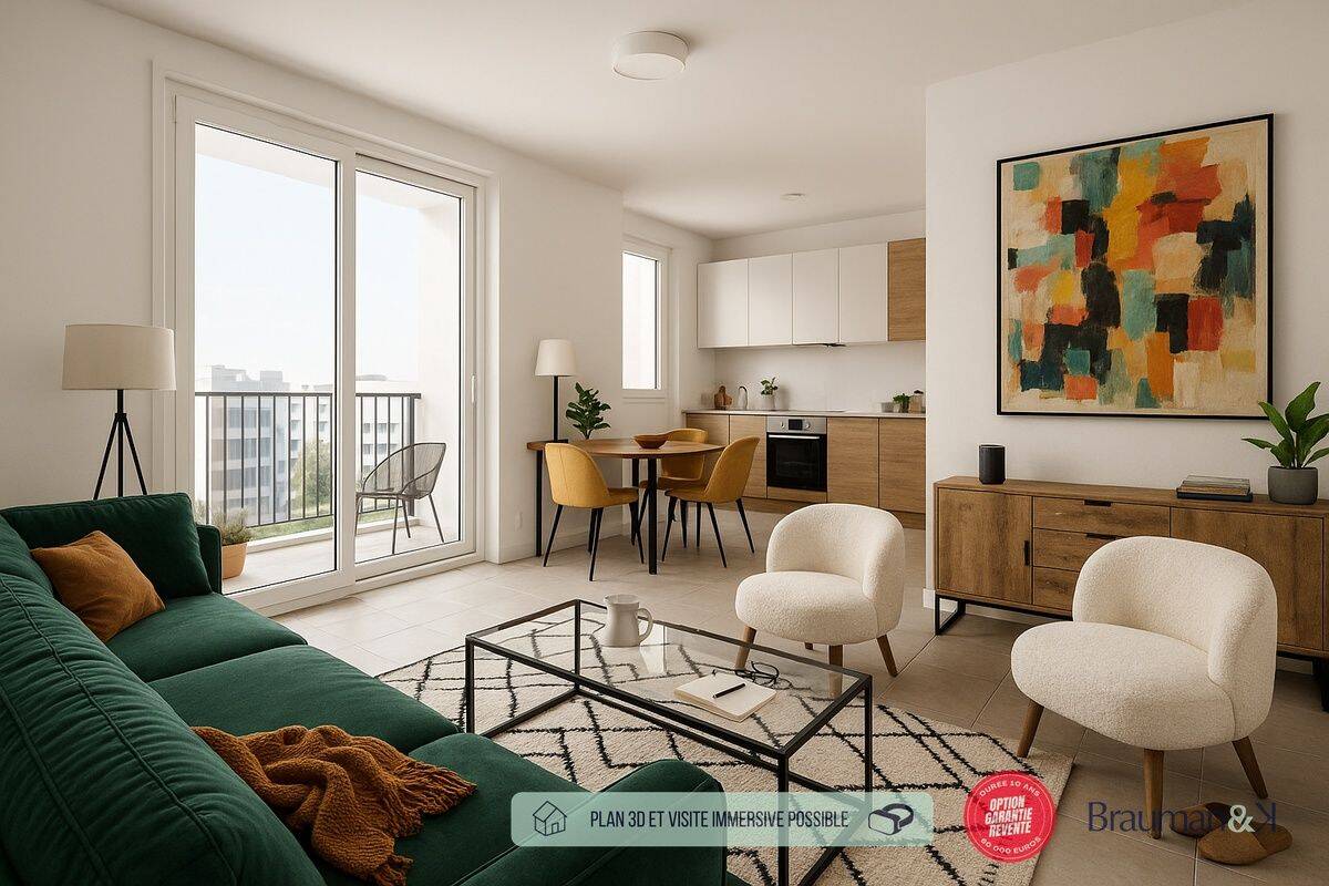 Appartement 3 pièces 62 m² · à Saint-Jean-de-Braye · 62 m² · 199 000 €