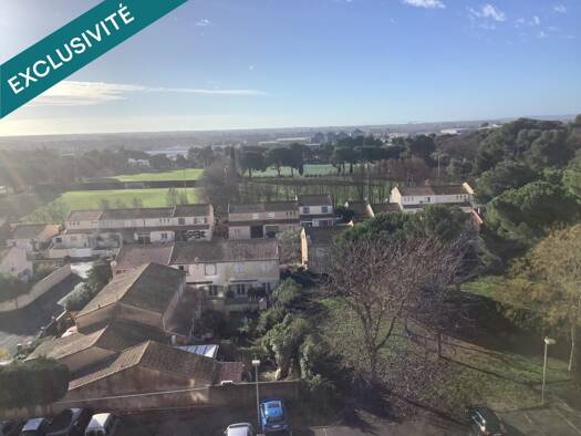 Appartement à vendre 114 000 € 5 pièces 3 chambres 77 m² Étage 6/7 La Crouzette-Badonnes Béziers 34500