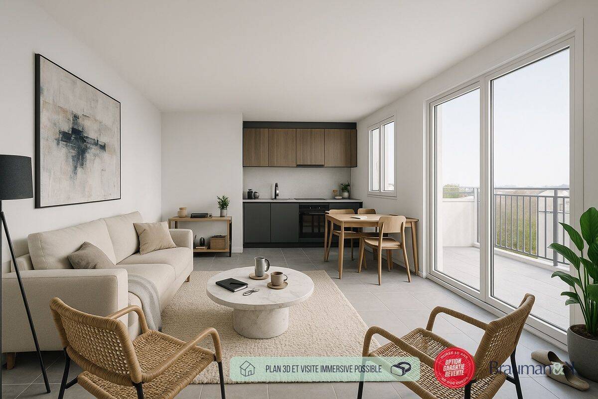 Appartement 3 pièces 59 m² · à Tours · 59 m² · 239 000 €