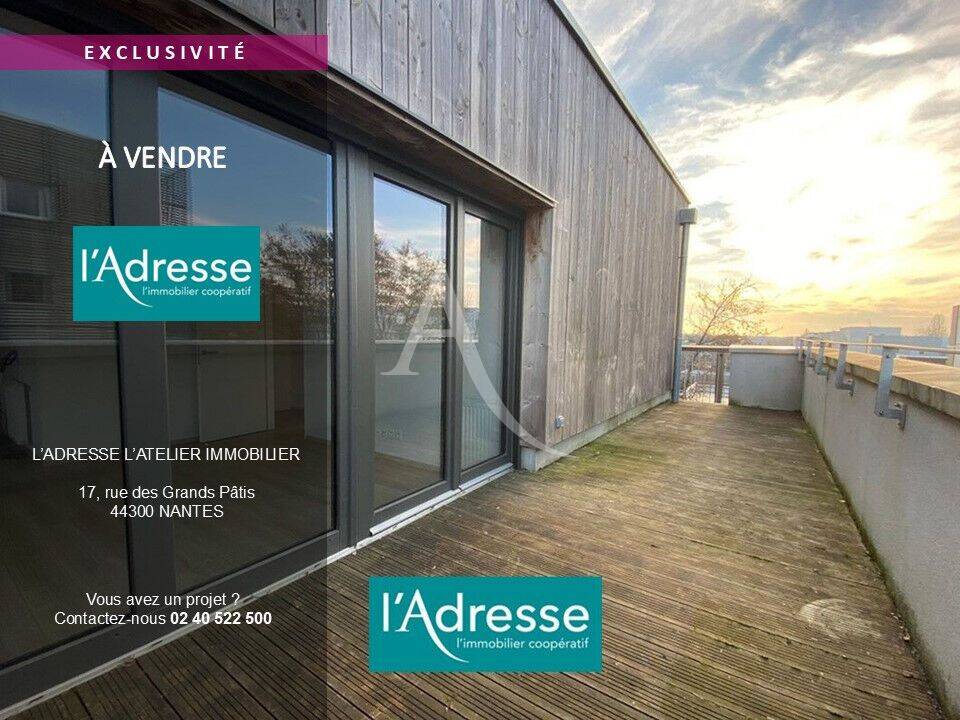 Appartement 3 pièces 63 m² · à Nantes · 63 m² · 221 000 €