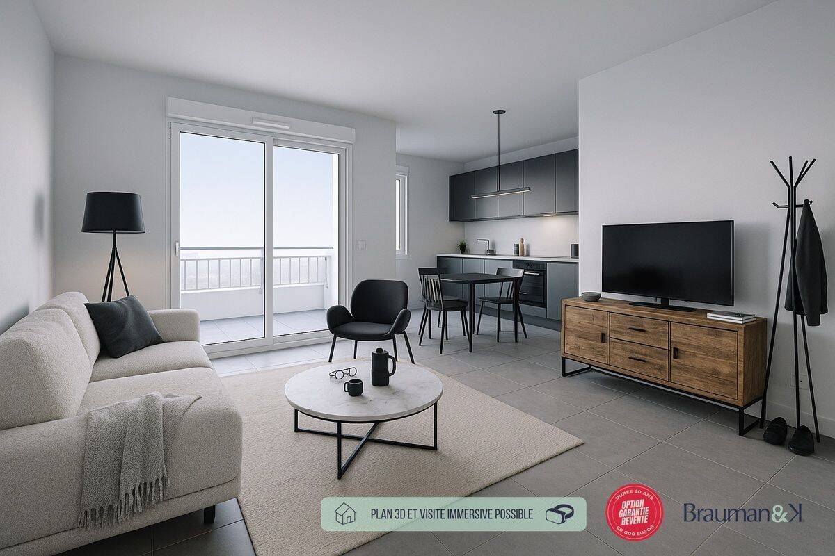 Appartement 3 pièces 59 m² · à Saint-Barthélemy-d'Anjou · 59 m² · 259 500 €