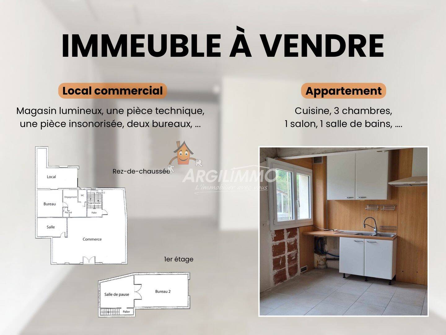 Maison 8 pièces 203 m² · à Bessé-sur-Braye · 203 m² · 129 800 €