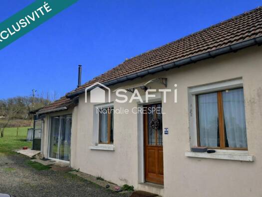 Maison à vendre 74 500 € 3 pièces 1 chambre 45 m² 718 m² de terrain Averton 53700