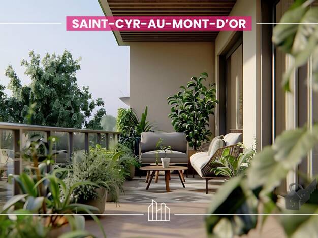 Appartement à vendre - neuf 728 000 € 4 pièces 104 m² Ouest Saint-Cyr-au-Mont-d'Or 69450