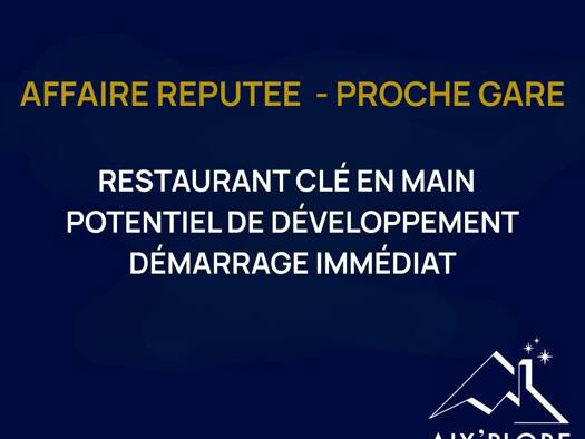 Restaurant à vendre Fonds de commerce 177 500 € 52 m² d'espace de restauration Alery-sous-Alery Annecy 74000