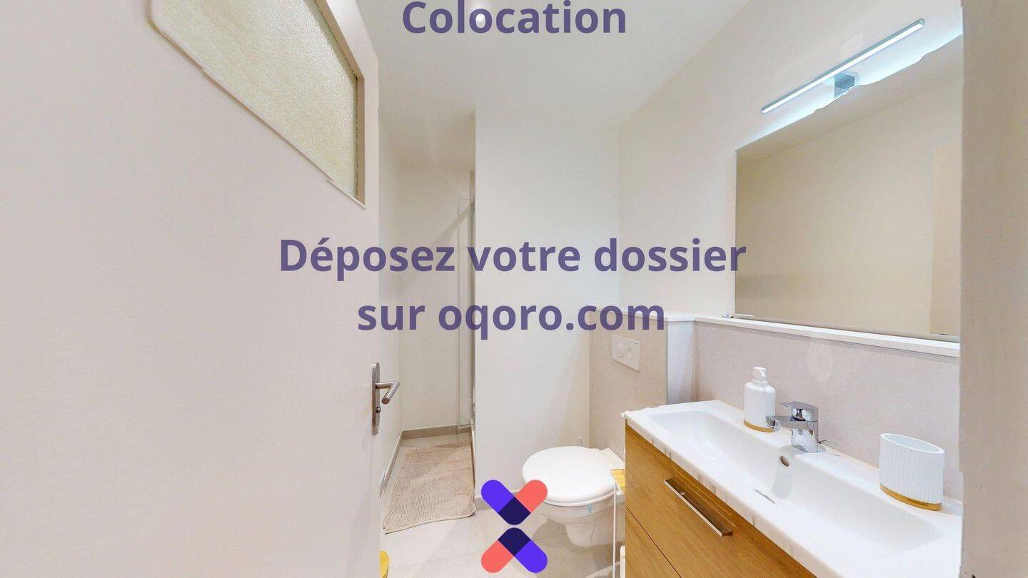 Chambre en colocation appartement meublé — 19