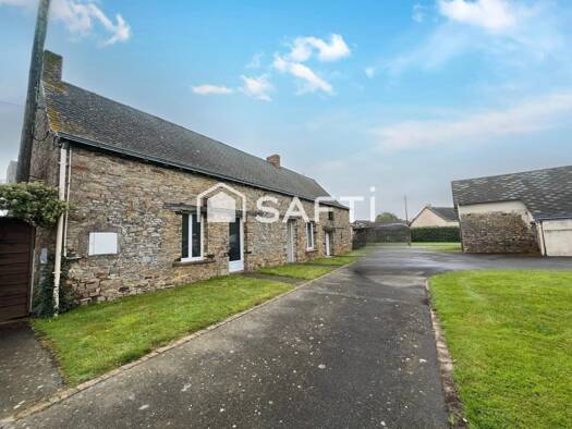 Maison à vendre 148 000 € 2 pièces 1 chambre 155 m² 2 865 m² de terrain Sion-les-Mines 44590