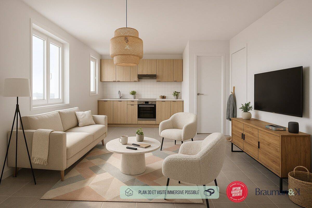 Appartement 1 pièce 18 m² · à La Roche-sur-Yon · 18 m² · 105 390 €