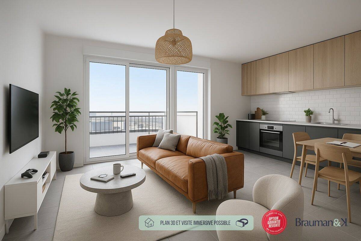 Appartement 3 pièces 55 m² · à Saint-Nazaire · 55 m² · 205 725 €