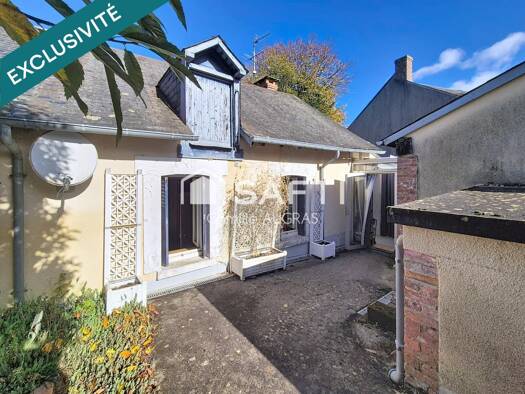 Maison à vendre 45 000 € 4 pièces 2 chambres 61 m² 822 m² de terrain La Chapelotte 18250