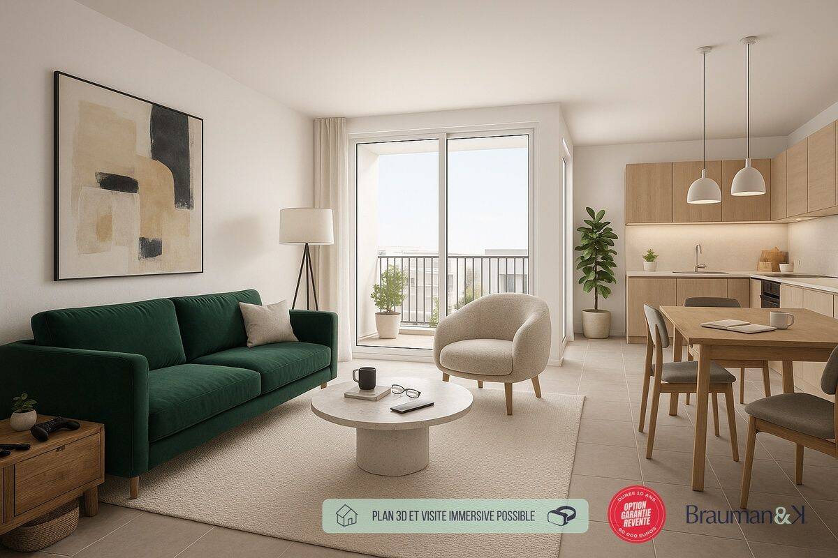 Appartement 3 pièces 61 m² · à Benerville-sur-Mer · 61 m² · 460 000 €