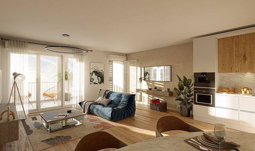 Appartement 3 pièces 65 m² · à Marseille 15ème Arrondissement · 64,7 m² · 240 013 €