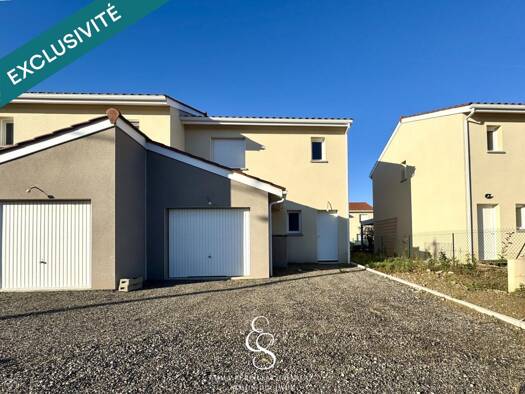 Maison jumelée à vendre 210 000 € 4 pièces 3 chambres 92 m² 264 m² de terrain Sablons 38550