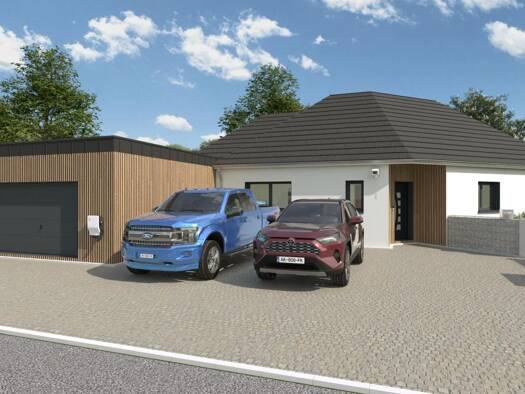 Terrain avec maison neuve à vendre 267 000 € 4 pièces 3 chambres 95 m² 1 200 m² de terrain Bouchoir 80910