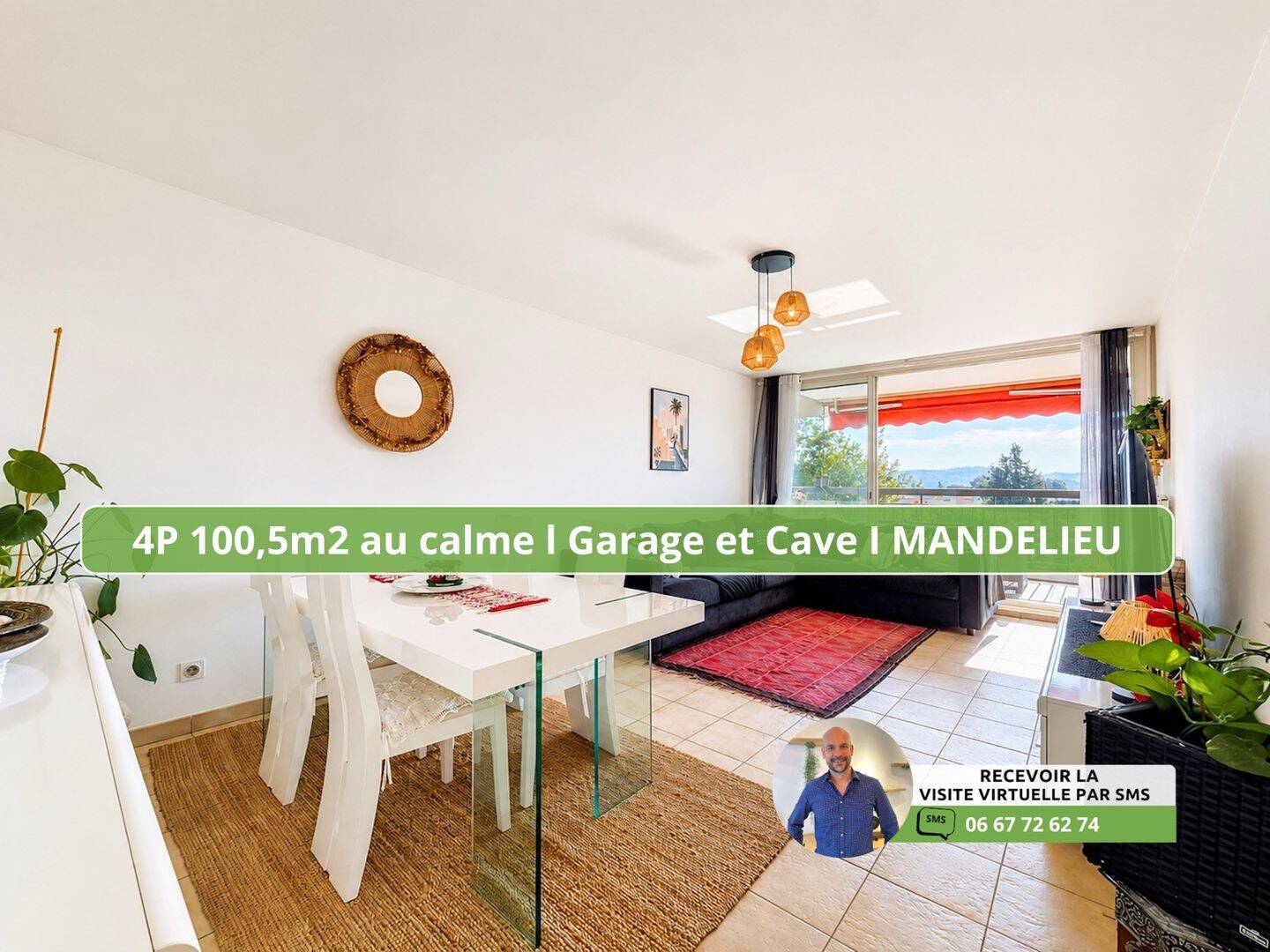 Appartement 4 pièces 101 m² · à Mandelieu-la-Napoule · 101 m² · 415 000 €