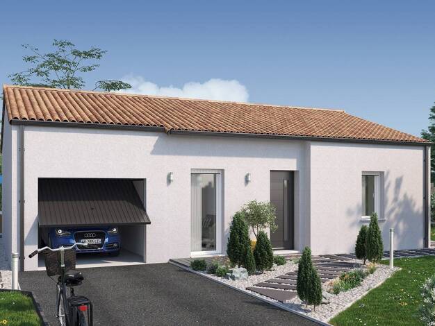 Terrain avec maison neuve à vendre 270 893 € 3 pièces 2 chambres 62 m² 375 m² de terrain Avenue Mitterand Ouest Les Sables-d'Olonne 85100