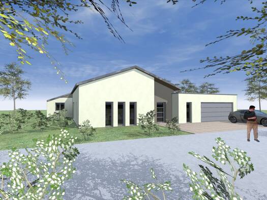 Terrain avec maison neuve à vendre 545 000 € 5 pièces 3 chambres 147 m² 541 m² de terrain Argancy 57640