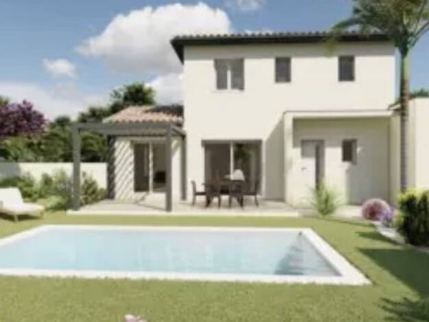 Terrain avec maison neuve à vendre 273 000 € 5 pièces 4 chambres 85 m² 400 m² de terrain Popian 34230