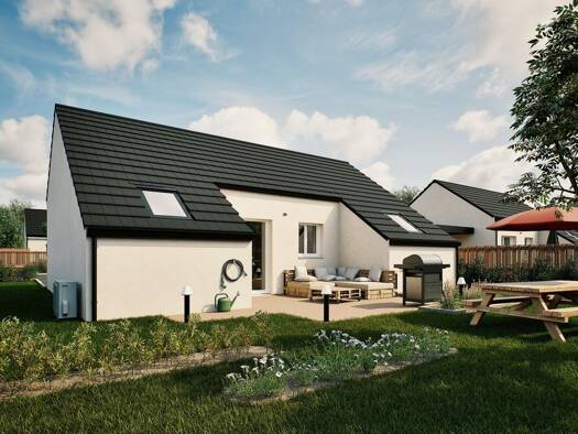 Terrain avec maison neuve à vendre 190 319 € 3 pièces 2 chambres 48,8 m² 700 m² de terrain Croth 27530