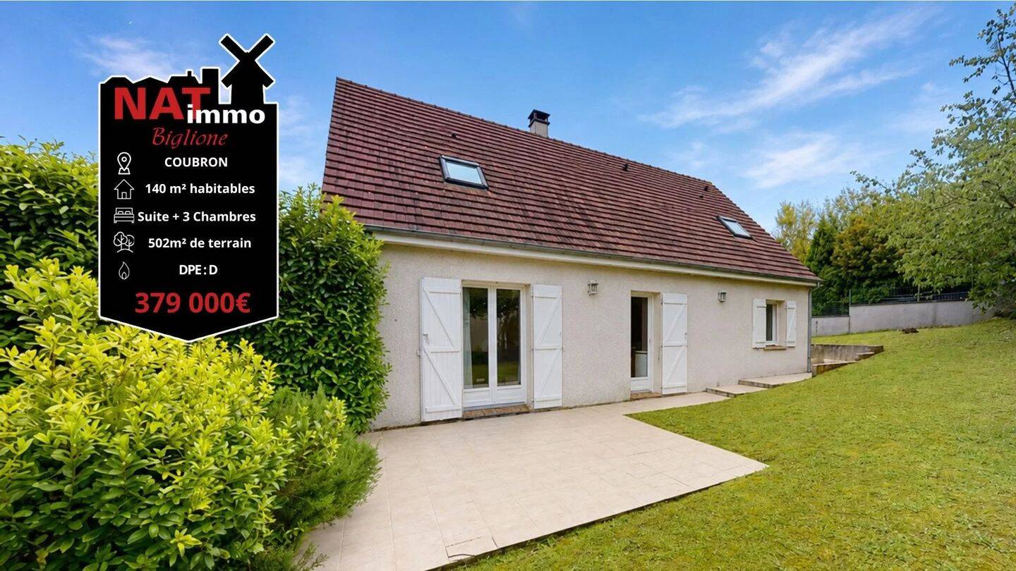 Maison 5 pièces 140 m² · à Coubron · 140 m² · 379 000 €