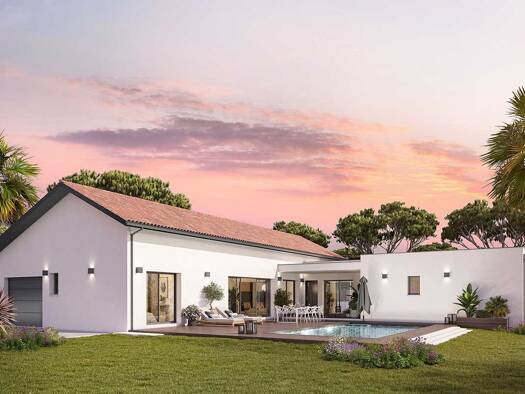 Terrain avec maison neuve à vendre 505 000 € 7 pièces 5 chambres 170 m² 2 000 m² de terrain Hesteil L'Isle-Jourdain 32600