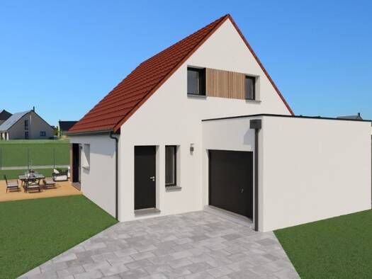 Terrain avec maison neuve à vendre 295 000 € 4 pièces 3 chambres 95 m² 630 m² de terrain Bellebrune 62142