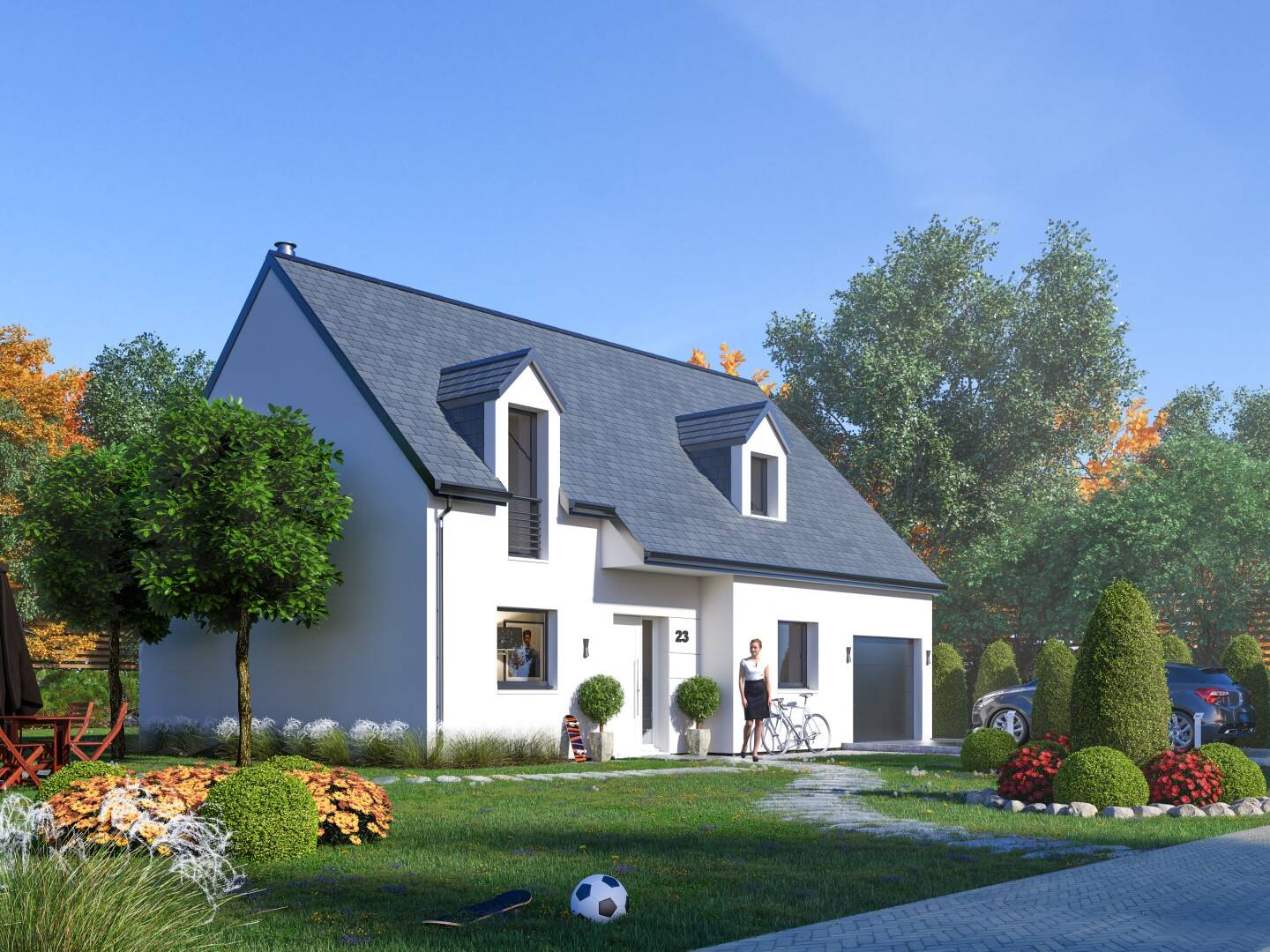 Maison 4 pièces 93 m² · à Beuzeville-la-Grenier · 92,6 m² · 257 000 €