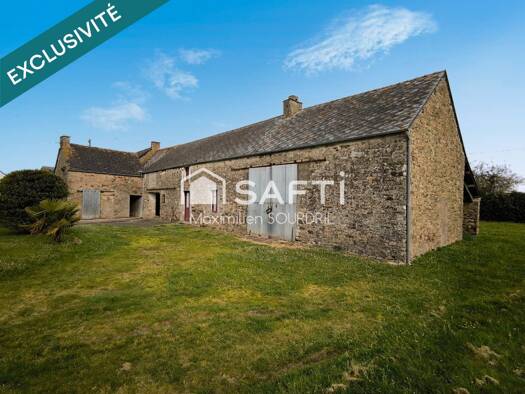 Maison à vendre 99 000 € 1 pièce 1 chambre 54 m² 1 340 m² de terrain Allaire 56350