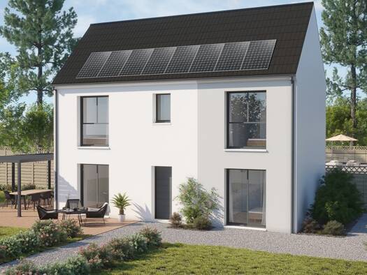 Terrain avec maison neuve à vendre 310 900 € 4 pièces 3 chambres 90 m² 300 m² de terrain Trois-Parts Nord Est Bondoufle 91070