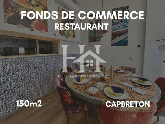 Boutique à vendre Fonds de commerce 165 000 € 150 m² de surface de vente Capbreton 40130
