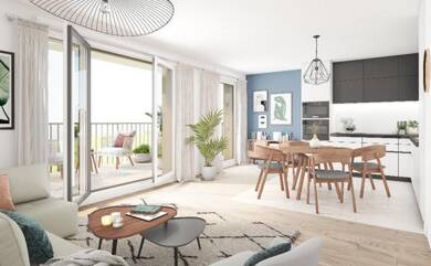 Appartement à vendre - Neuf 495 000 € 2 pièces 1 chambre 53 m² RDC Ville-d'Avray 92410