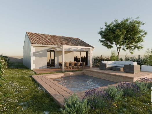 Terrain constructible viabilisé à vendre 75 000 € 321 m² de terrain Saint-Siffret 30700