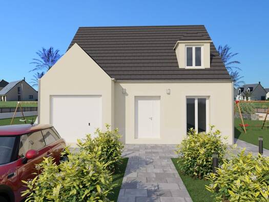 Terrain avec maison neuve à vendre 236 000 € 4 pièces 3 chambres 90 m² 630 m² de terrain Aubepierre-Ozouer-le-Repos 77720