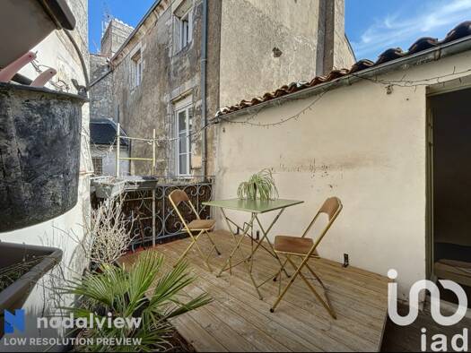 Maison de ville à vendre 333 000 € 3 pièces 2 chambres 72 m² 53 m² de terrain Centre Ville La Rochelle 17000