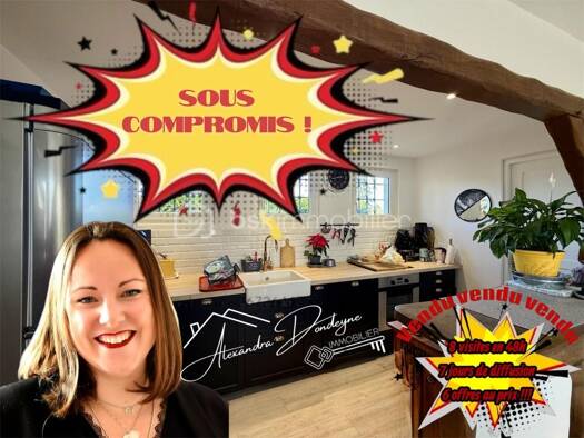 Maison à vendre 139 000 € 4 pièces 2 chambres 73 m² 550 m² de terrain La Haye-Malherbe 27400