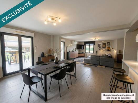 Maison de ville à vendre 449 000 € 6 pièces 5 chambres 162 m² 590 m² de terrain Centre Ville Florange 57190