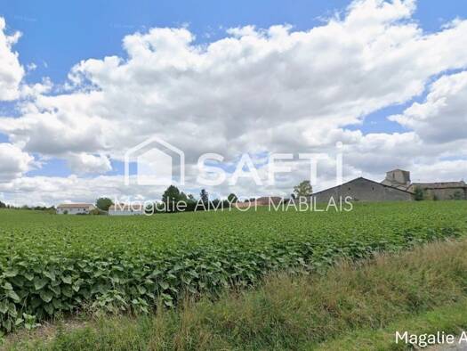Terrain constructible à vendre 49 900 € 3 400 m² de terrain Salles-de-Barbezieux 16300