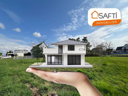 Terrain constructible viabilisé à vendre 138 000 € 874 m² de terrain Blodelsheim 68740