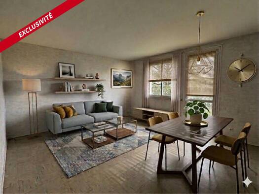 Appartement à vendre 148 900 € 3 pièces 2 chambres 69 m² Étage 2/5 Preux-Crémetterie Saint-Herblain 44800