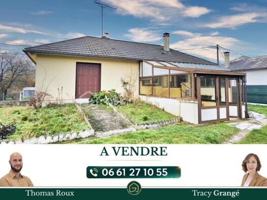 Pavillon à vendre 105 000 € 3 pièces 2 chambres 71 m² 1 078 m² de terrain Griselles 45210
