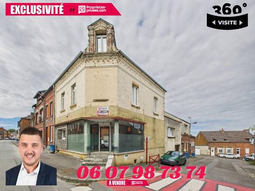 Immeuble à vendre 119 990 € 166 m² Centre Ville Hirson 02500