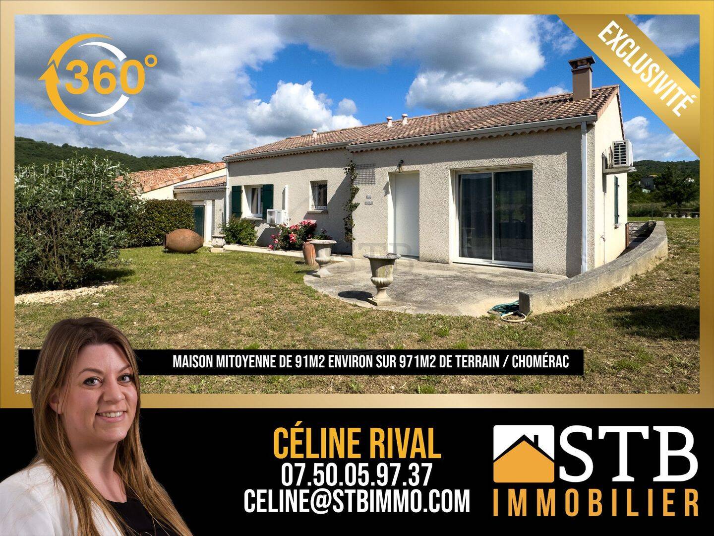 Maison 5 pièces 91 m² · à Chomérac · 91 m² · 289 000 €