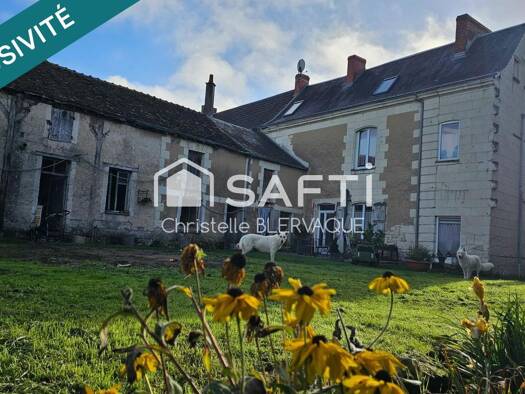 Maison à vendre 169 000 € 5 pièces 2 chambres 147 m² 1 100 m² de terrain Lésigny 86270