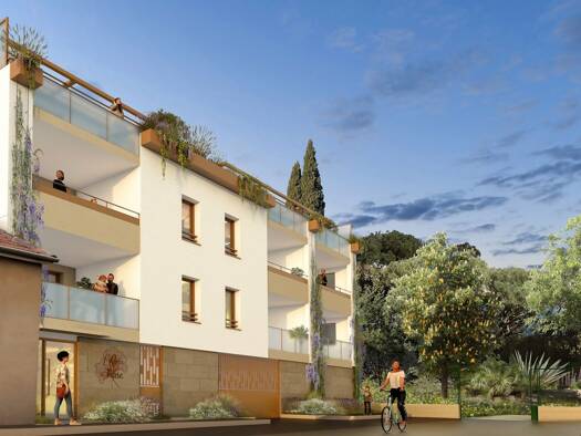 Appartement à vendre - neuf 179 900 € 2 pièces 1 chambre 41 m² dès le 31/12/2027 Beausoleil Nîmes 30000