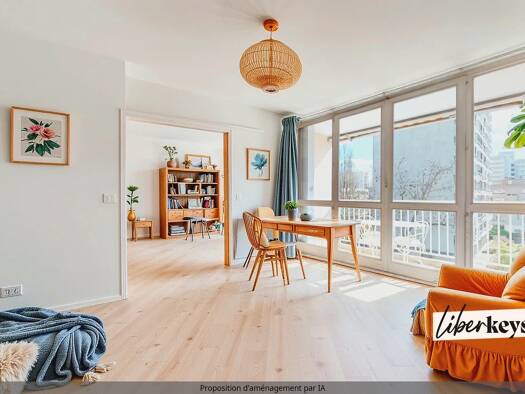 Appartement à vendre 200 000 € 3 pièces 2 chambres 67 m² 4ème étage Charpennes-Tonkin Villeurbanne 69100