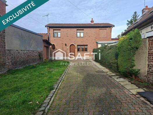 Maison à vendre 168 500 € 3 pièces 2 chambres 125 m² 647 m² de terrain Meurchin 62410