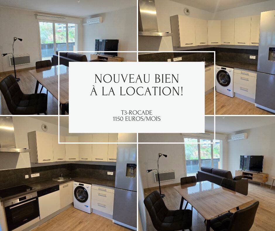 Appartement 3 pièces 63 m² · à Ajaccio · 63,3 m² · 1 150 €