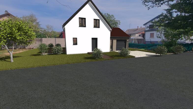 Maison à construire avec terrain à vendre 302 548 € Munchhouse 68740